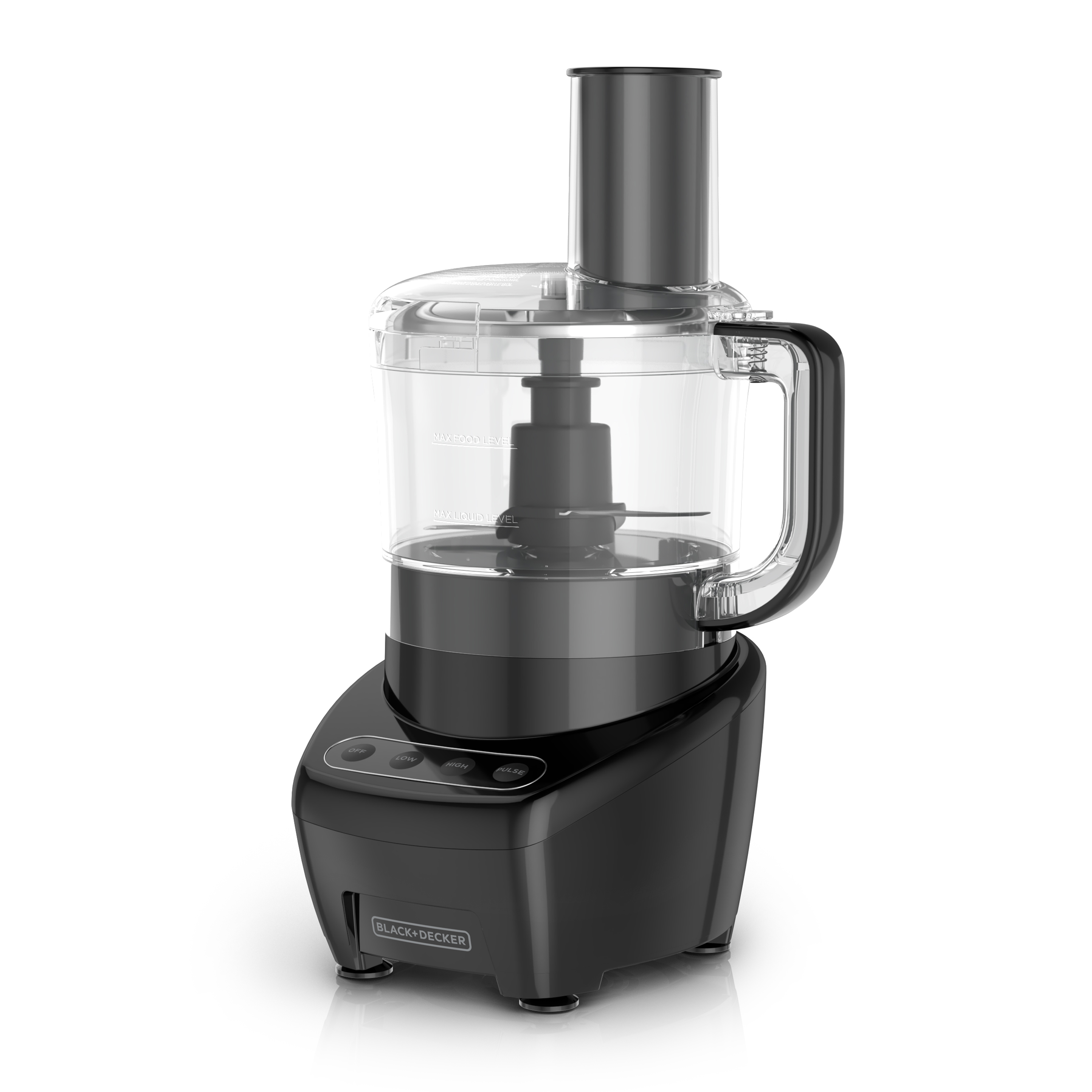 3 in 1 Easy Assembly 8 Cup Food Processor Black BLACK DECKER